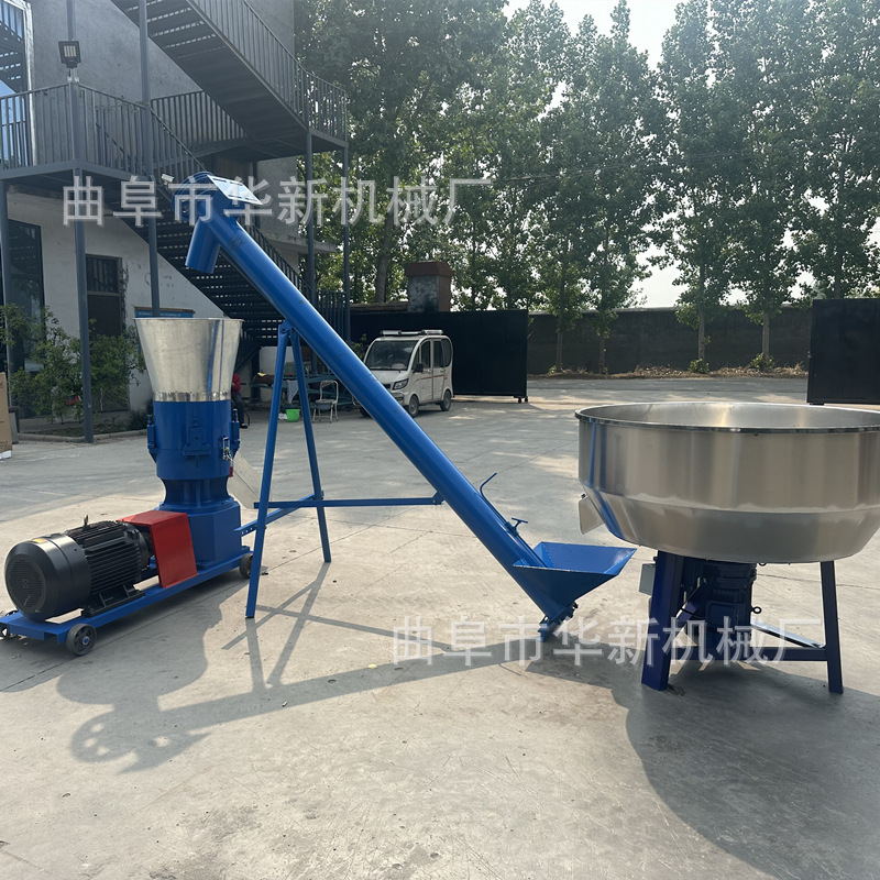 柴油款饲料颗粒机鸡鸭鱼兔饲料造粒机饲料颗粒机工厂 饲料加工