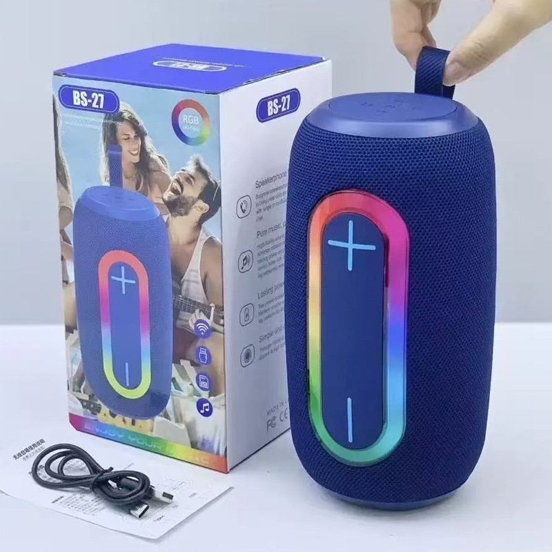 新款蓝牙音箱重低音炮高音质大功率户外家用高颜值氛围灯便携音响|undefined