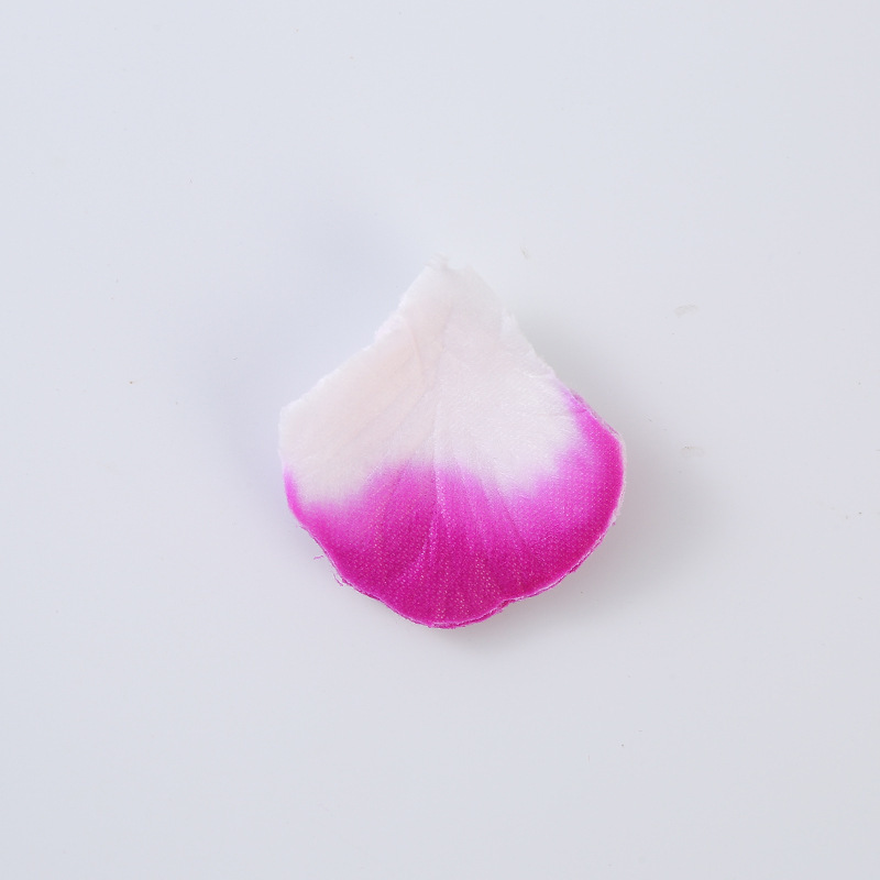 No tejido laminado 100 pétalos de flores, pétalos de boda, pétalos de flores falsos, pétalos de rosas, precio especial