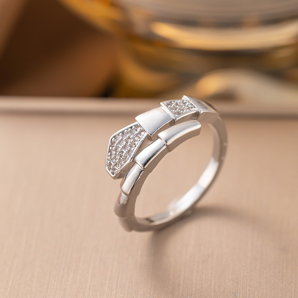 8g Weight Zircon Inlay Material Open Rings Classification 1 Piece Quantity Daily Occasion Copper Material Heart Shape, Bow Knot Pattern All Seasons Season Women's Gender Elegant Style Waterproof Non Tarnish Craft PVD Coated Real Gold Plated Heart Shape Bow Knot 304 Stainless Steel Elegant Glam Waterproof Non Tarnish Open Rings 19