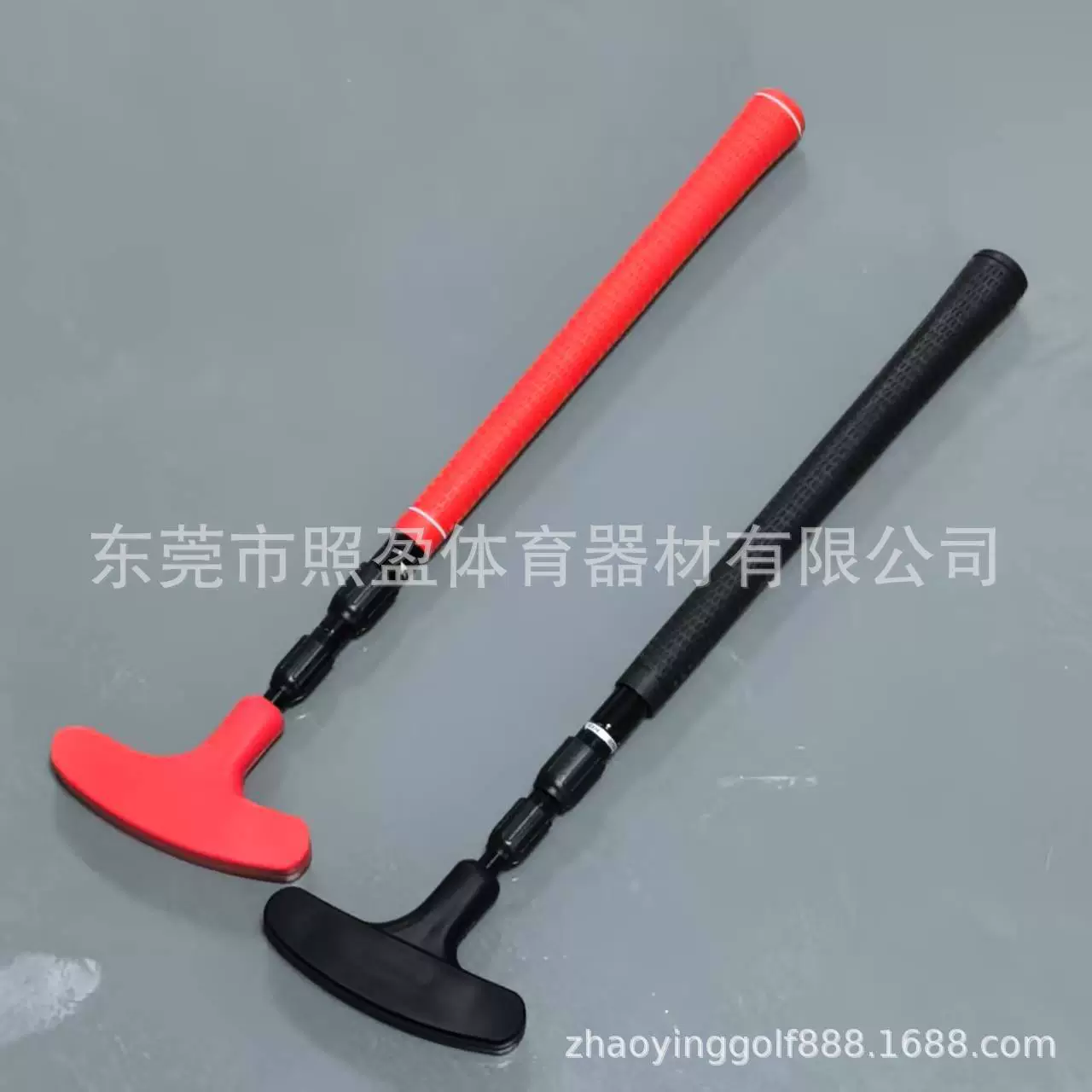 Трехсекционный выдвижной клюшка для гольфа для молодежи, регулируемая по высоте двусторонняя клюшка для тренировок