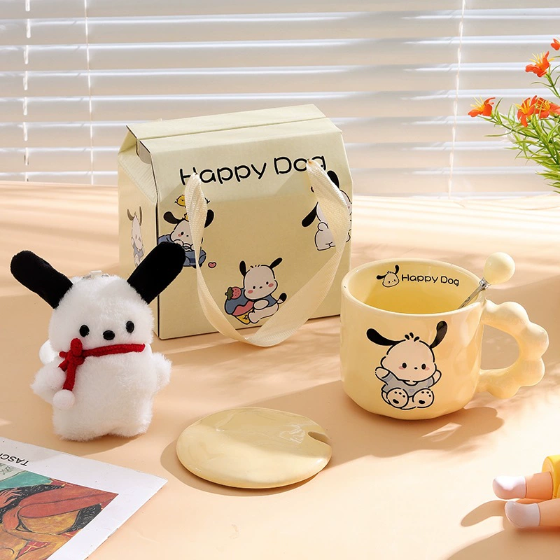 Чашка для собаки Pacha, керамическая чашка для дня рождения, пара девочек, милая подарочная коробка для парня и девушки, значимая подарочная коробка, изысканная