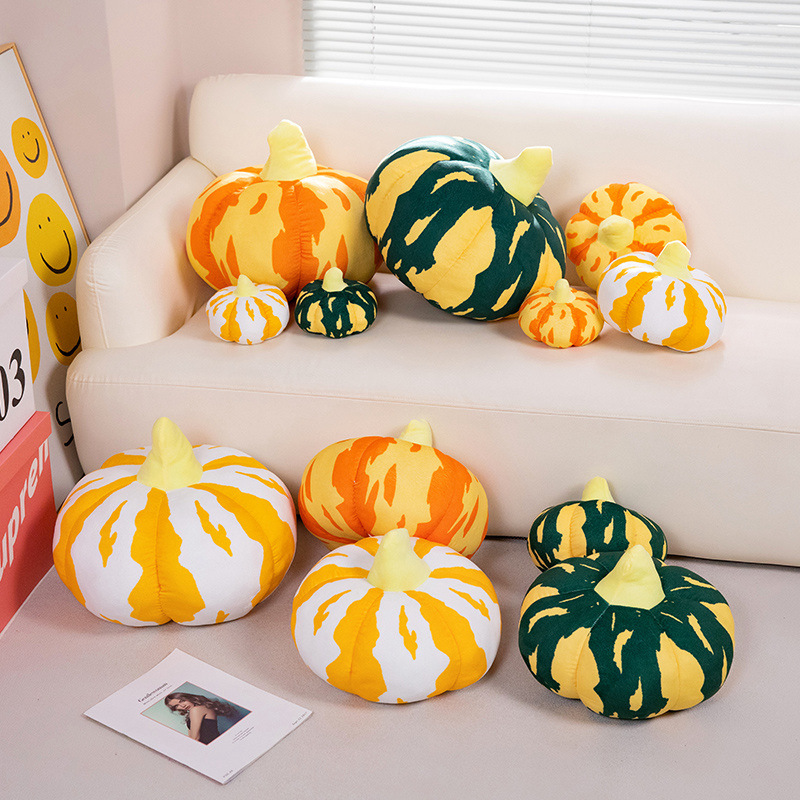 Creativo gran calabaza almohada de Halloween pequeño regalo sofá dormitorio ventana flotante cojín decoración muñeca juguetes de peluche