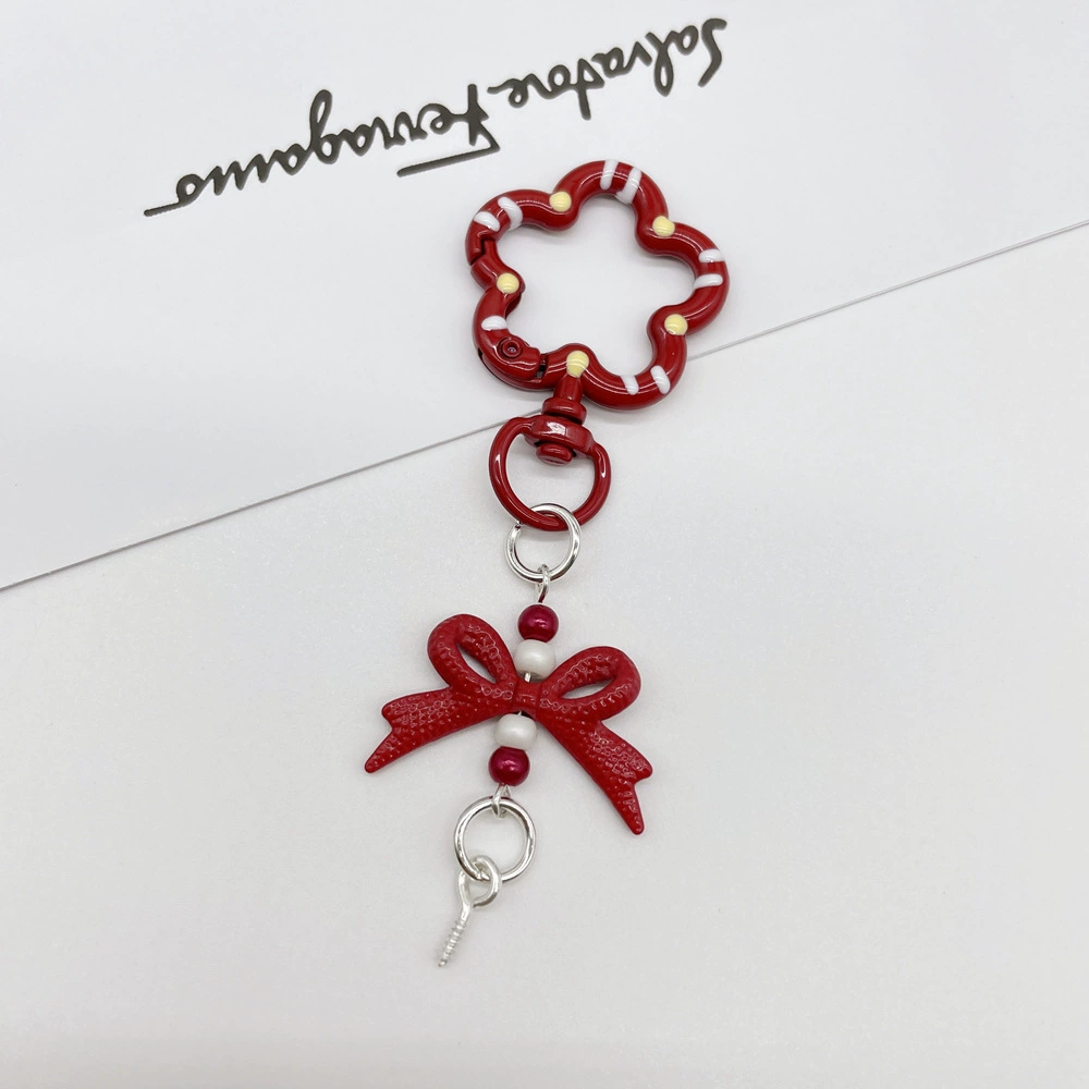 Universal keychain flower-shaped, accessories, flowered, DIY