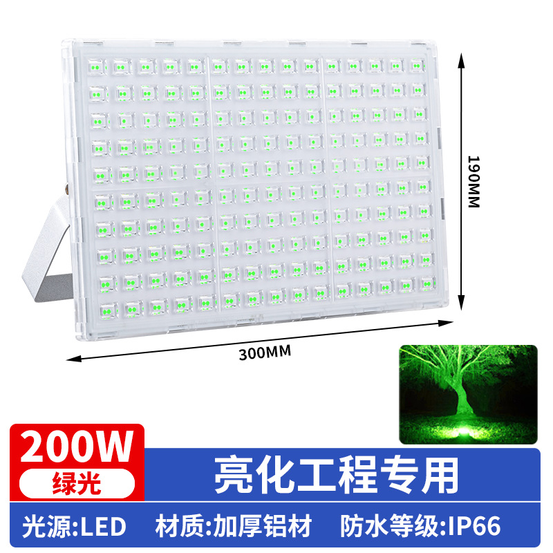 Monochrome green light [200w] lighting engineering special lamp