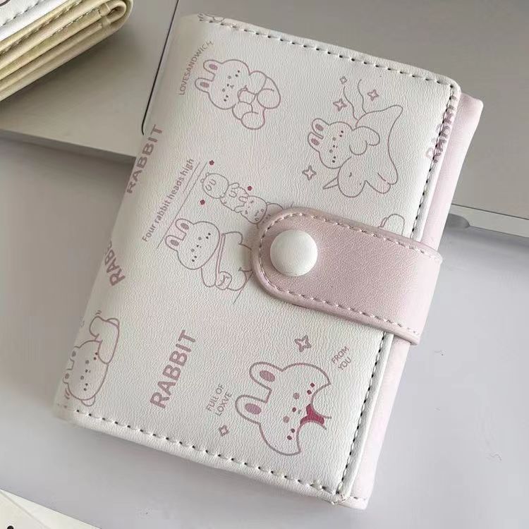 韓国スタイルの財布女性のショートスタイル小さくてかわいい超薄型 70% off スタック財布漫画プリントライト高級学生小銭入れ|undefined