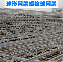 球形网架螺栓球钢结构钢构屋顶采光顶网架体育场房顶钢管球管桁架