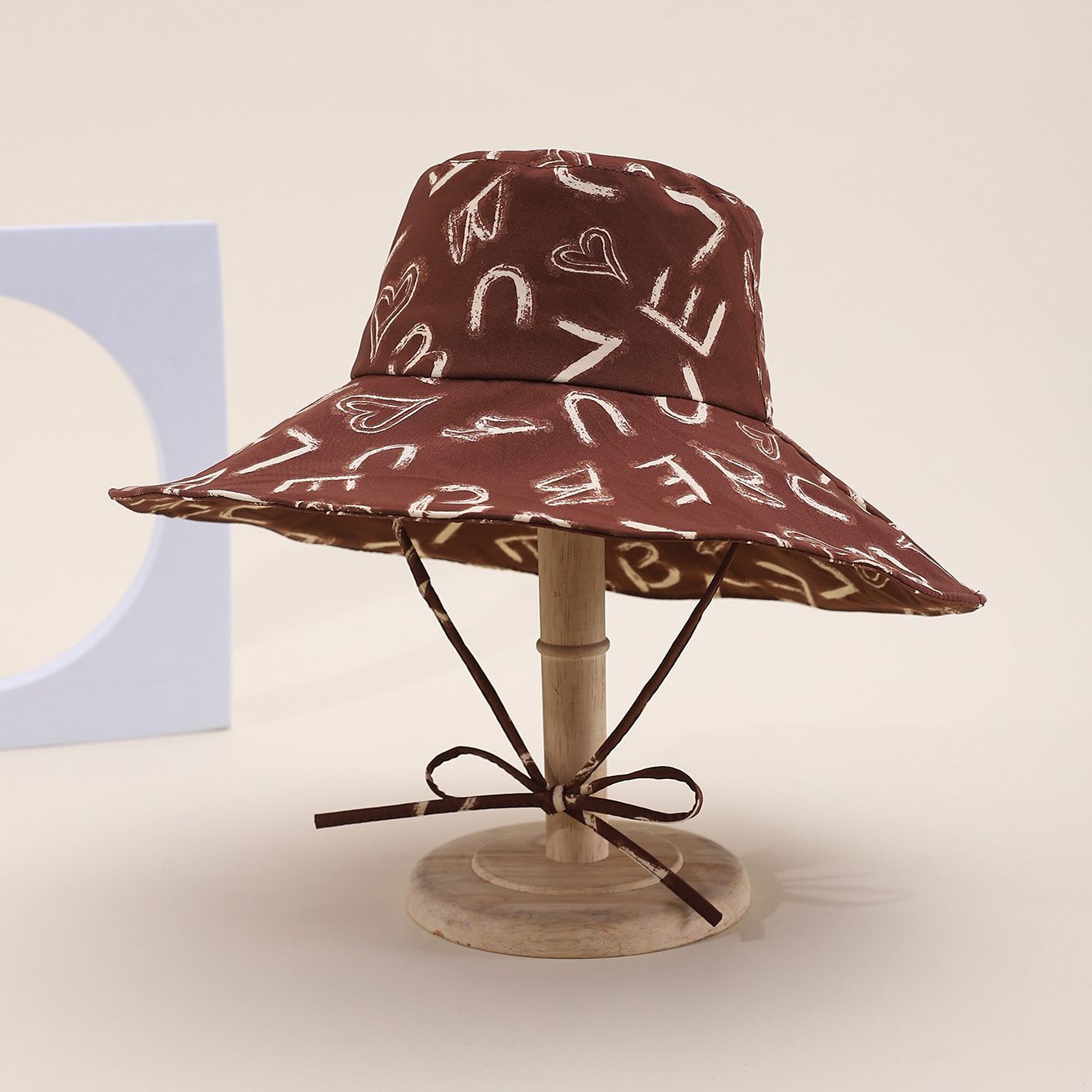 Verano nuevo estilo gorro de pescador letra gorro de lavabo protector solar ultravioleta sombrero para el sol sombrilla cabeza grande sombrero para el sol sombrero de doble cara