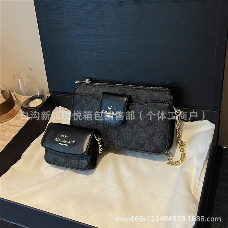 C家coa钱包中长款女款斜挎包时尚跨境单肩包迷你mini零钱夹口红包|undefined