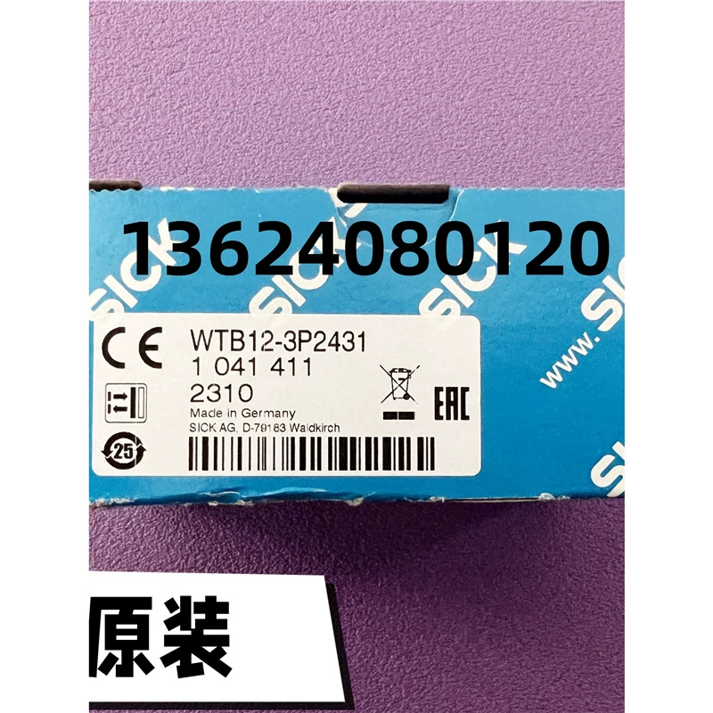 Немецкий датчик SICK Sick WTB12-3P2433 1041412 новый импортный