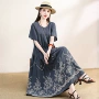 碎花新款妈妈夏季连衣裙