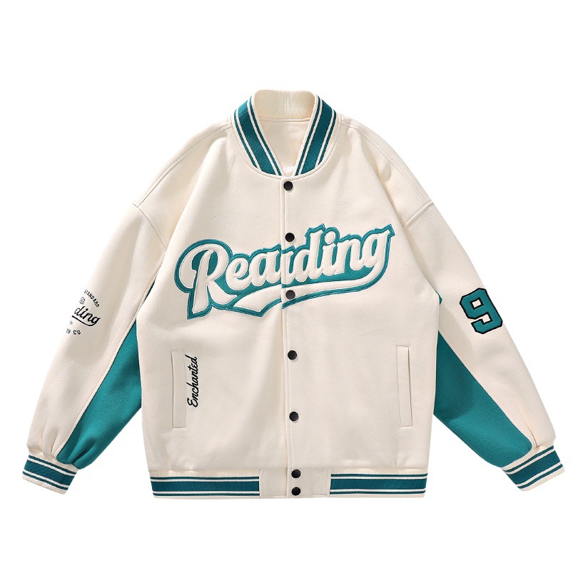Lee & mitoo-Chaqueta holgada informal para hombre, uniforme de béisbol más fácil de combinar, primavera 2023