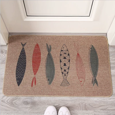 quick-drying, non-slip, easy to maintain, Avtomobil döşəmə paspasları - abundance-every-year-4060cm-linen
