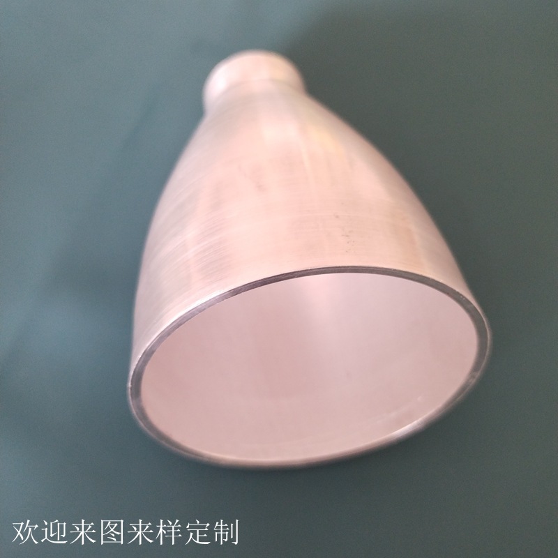 加工定制3mm铝制品反光杯旋压灯罩保温罩口径85mm高度120mm