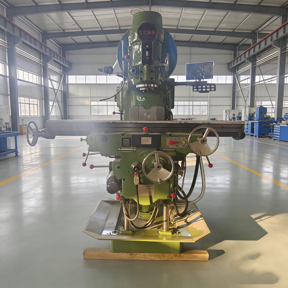 立式铣床X5040立式升降台铣床重型强力切削机床立铣大弯脖铣床