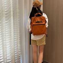 小众设计防水牛津布材质大容量离家出走双肩包旅行包通勤双肩