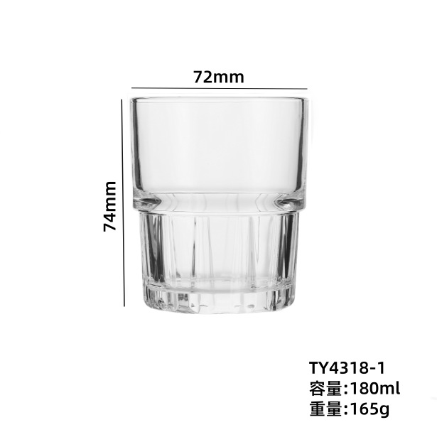 Spot al por mayor tazas de vidrio plegables tazas de agua tazas de cerveza tazas de bebida tazas de té tazas de café tazas de leche tazas de agua impresión logotipo