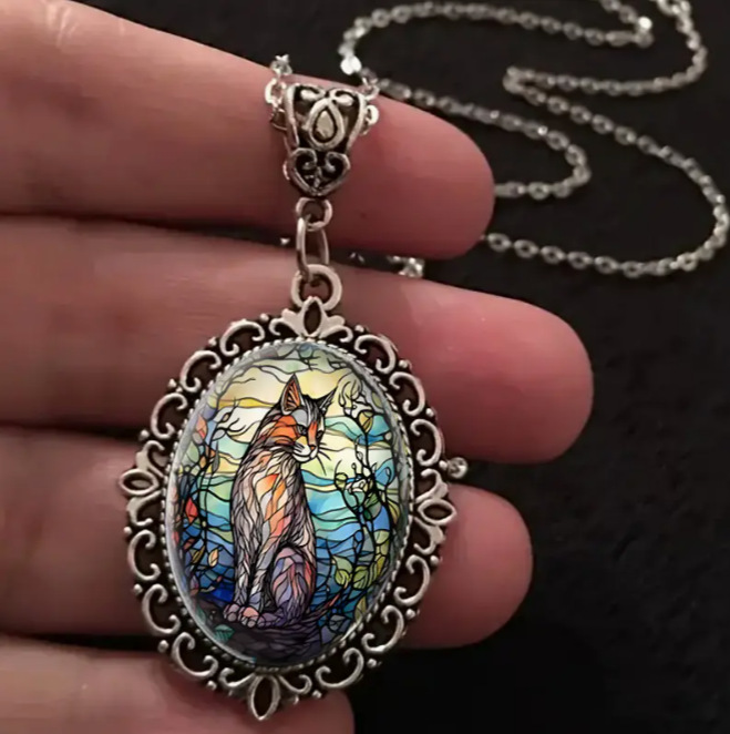 Glass pendant