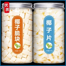 海南特产烤椰子脆片脆块新鲜生椰肉椰片角干香脆无糖碎粒零食商用