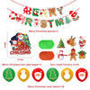 Christmas decorations suitable for photo sessions, set, balloon, jewelry, spiral