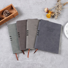 a5筆記本本子批發羊巴皮筆插軟皮記事本商務辦公會議記錄筆記本子