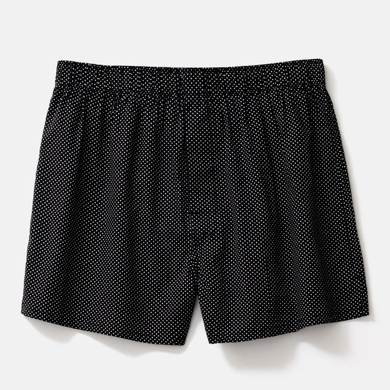 Мужские хлопковые дышащие боксеры-близь Loose Fit, плюс размеры M–XXXL