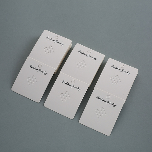 PVC card pin hair clip card earrings jewelry packaging card DIY handmade new simple card wholesale