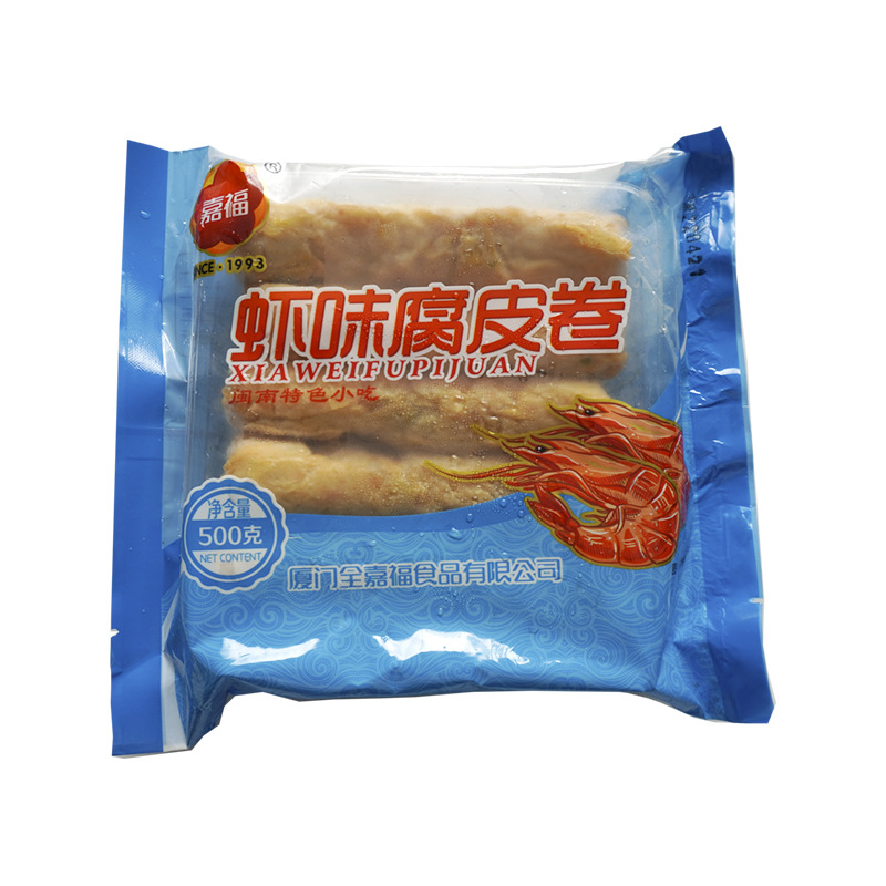 嘉福エビの味の腐皮巻き500g冷凍腐皮エビの巻き生エビの腐皮巻き腐皮エビの味の巻き鍋の揚げ物蒸し