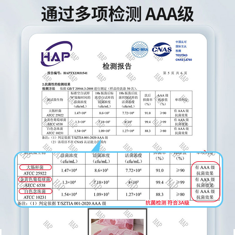 クラスA抗菌綿枕カバー、家庭用防汚枕カバーのペア、洗える純綿滑り止め枕カバー|undefined