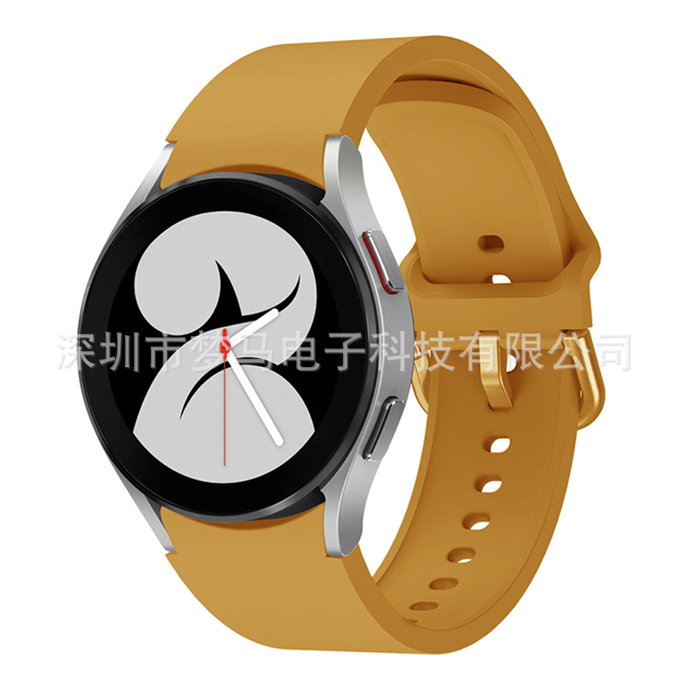 Adecuado para Samsung Galaxy Watch4 correa de silicona watch7FE/6/5 correa de reloj inteligente 20mm