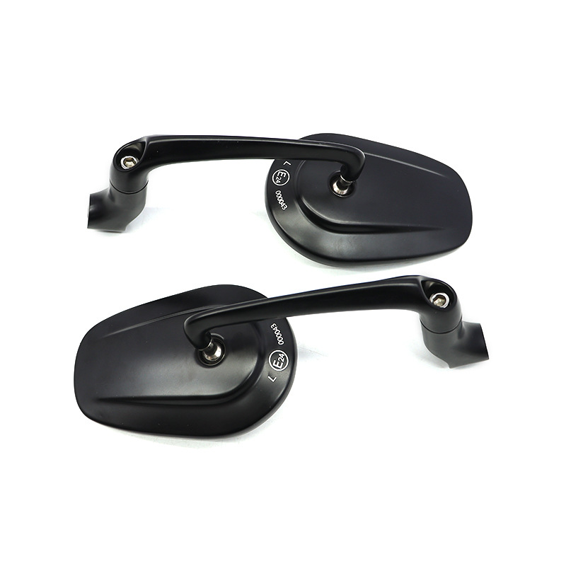 Moxin modified motorcycle rearview mirror universal hand mirror dual-purpose retro oval scooter large field of view mirror