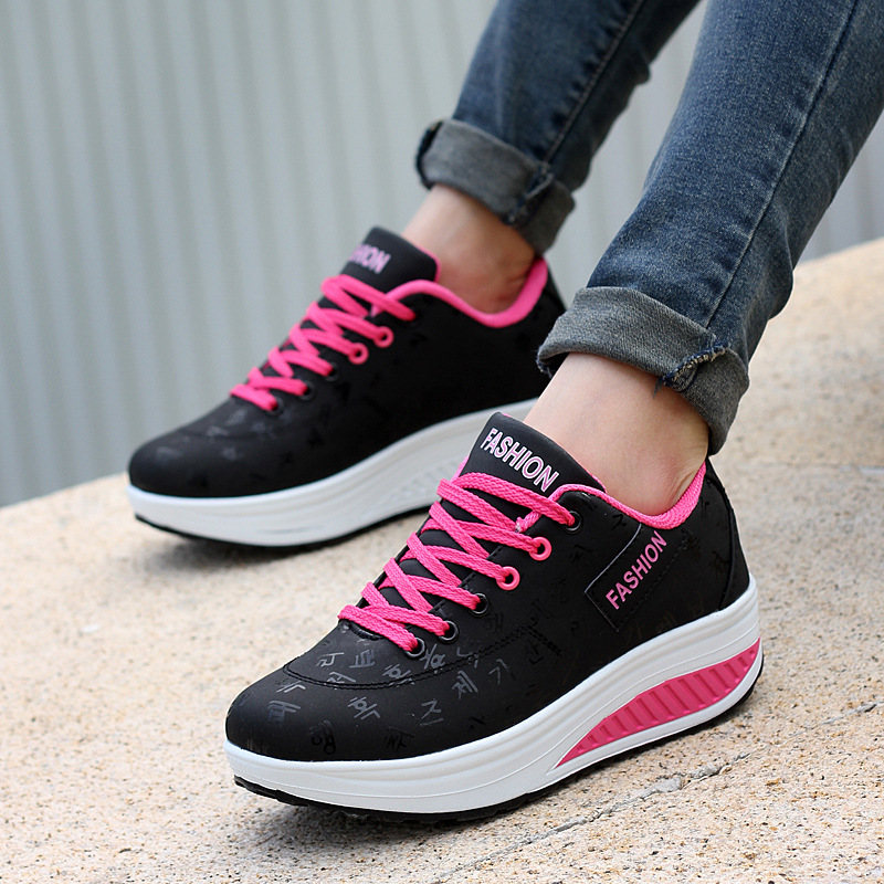 Damen Freizeitschuhe Bequem Modisch Mit Dicker Sohle Für Outdoor_voghion.com