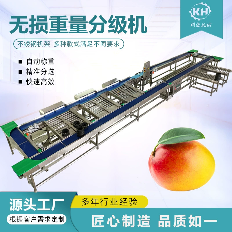 Машина для неразрушающего сортировки по весу Kehong Machinery: яблоки, манго, кейт-манго, интеллектуальная сортировка фруктов по весу