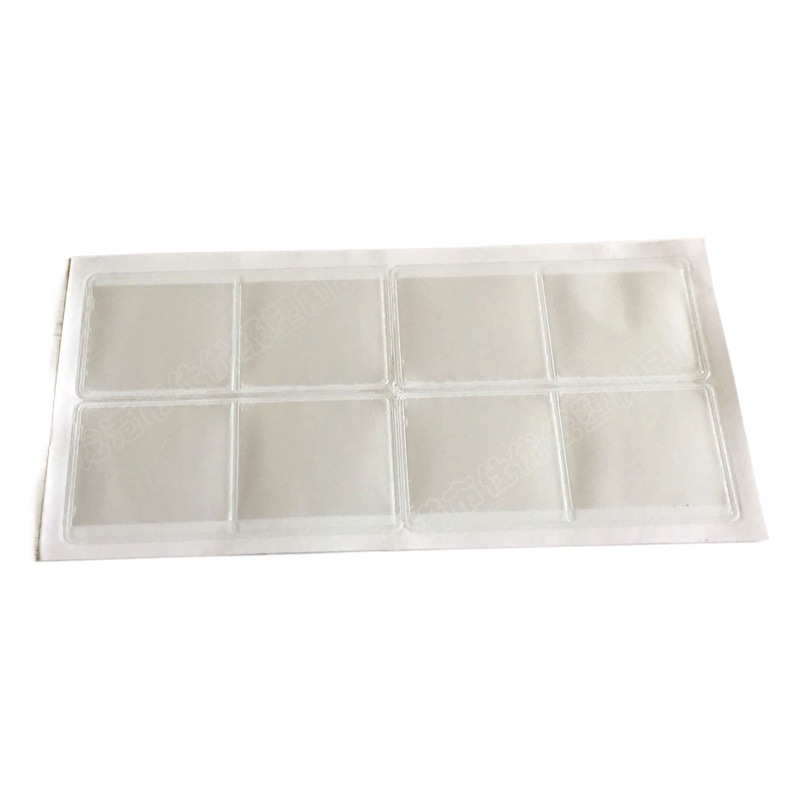 Procesamiento y venta al por mayor esmerilado transparente impermeable bolsa de PVC adhesivo bolsa de etiqueta autoadhesiva sobre en stock