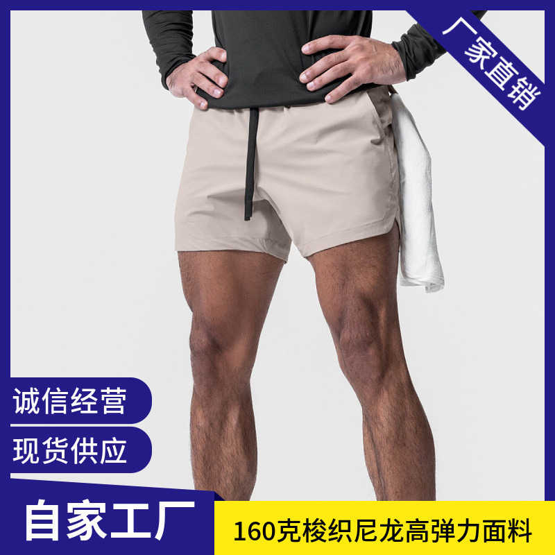 2025 New Summer Multi-Functional Quick-Drying Men's Sports Pants Cross-Border Casual Five-Point Pants Men's Drop Shipping