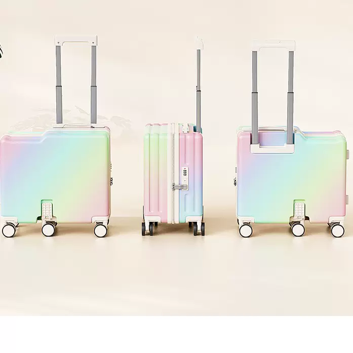 新款幼儿童骑行箱20寸可坐行李箱拉杆箱万向轮6轮旅行箱一件代发