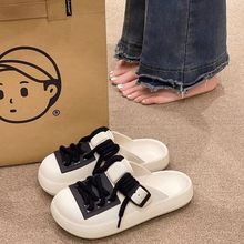 包头凉拖鞋女夏季新款情侣网红外穿EVA踩屎感厚底防滑休闲博肯鞋