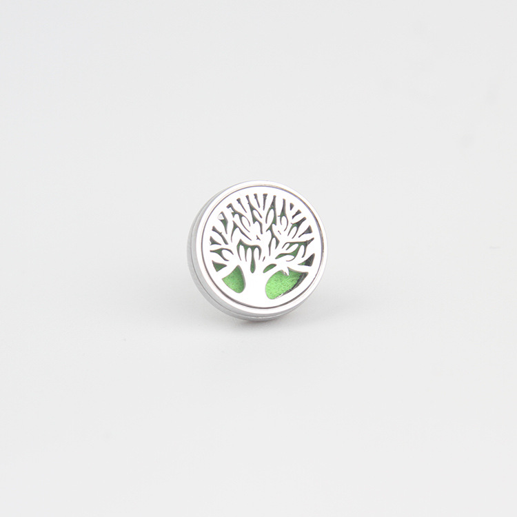 Aromaterapia piedra hebilla fragancia válvula de respiración clip Perfume Aceite Esencial pecho pin hebilla de acero inoxidable logotipo Hong Kong, Macao y Taiwán tiro especial image 7