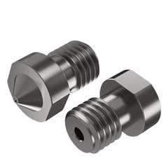 3D printer nozzle hardened steel E3D nozzle head wear-resistant and corrosion-resistant nozzle 3D printing hardened nozzle