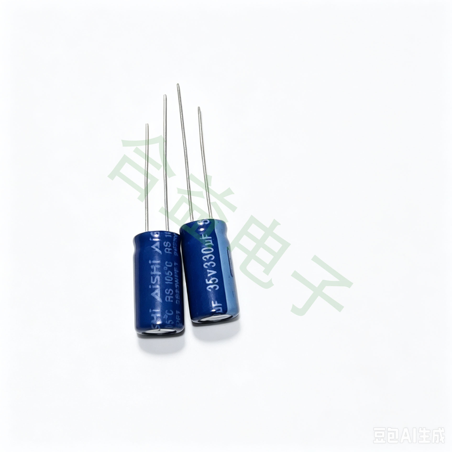 艾华 RS 35v330uf 8*16 直脚原装 高频低阻 直插件 铝电解电容器