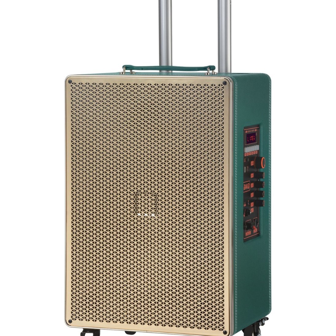Baab-8612 12inch Outdoor Square Dance Tws Bluetooth Hifi Battery Audio Dj Trolley Portable Speaker