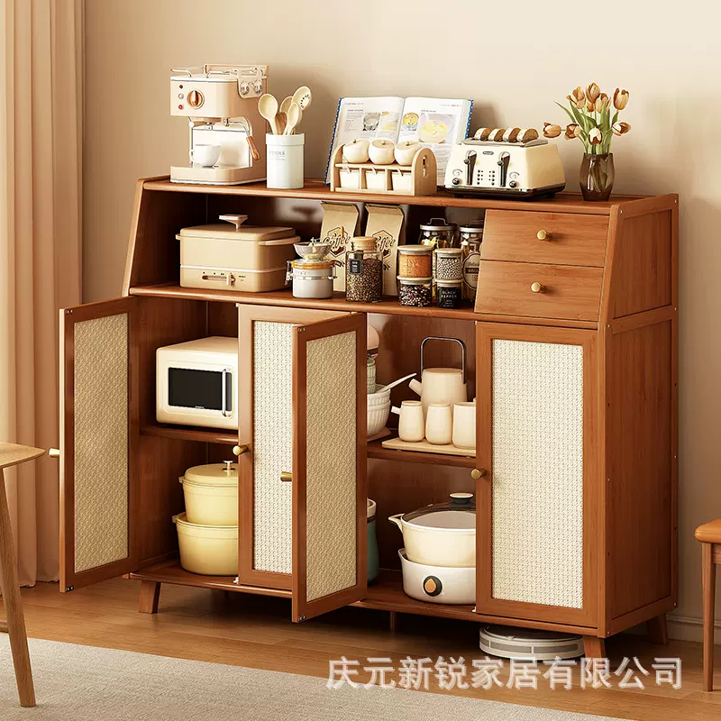 餐边柜现代简约客厅酒柜茶水柜厨房储物柜收纳一体靠墙置物备餐柜