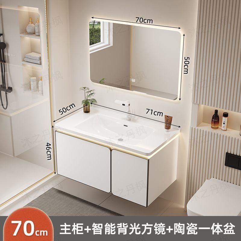 25 años de luz de la luna blanca nueva bañera de cerámica gabinete de baño combinado lavabo de cerámica lavabo gabinete de baño