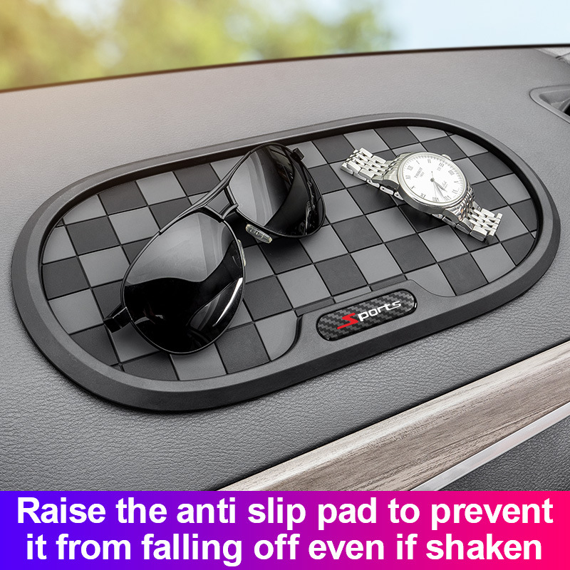 Cross-Border Hot-Selling Car Anti-Slip Mat, Multi-Functional Storage Mat, High Temperature Resistant, Fixed on the Center Console Dashboard Zjq6