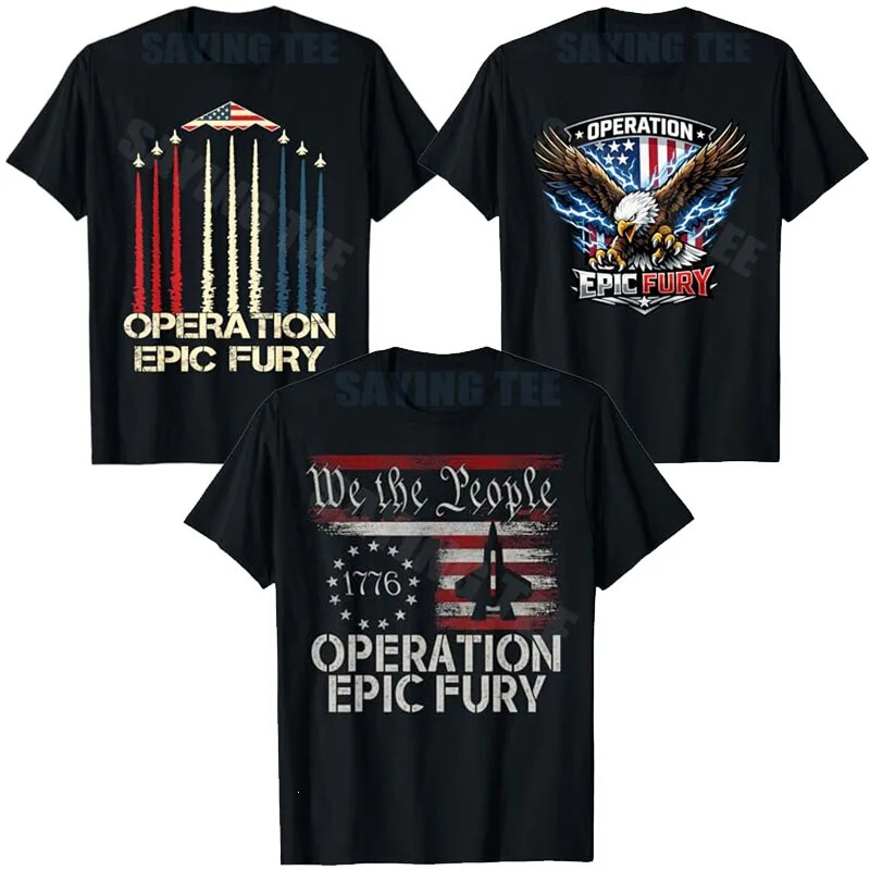 Epic Action Epic Anger T-Shirt Y2K American Flag Design Graphic T-Shirt Our People 1776 Proud