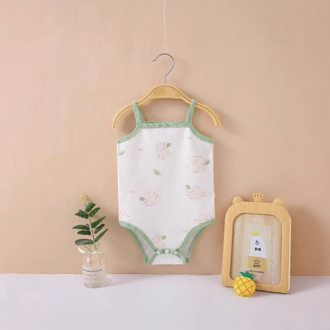Children's thin cotton bodysuit for new born