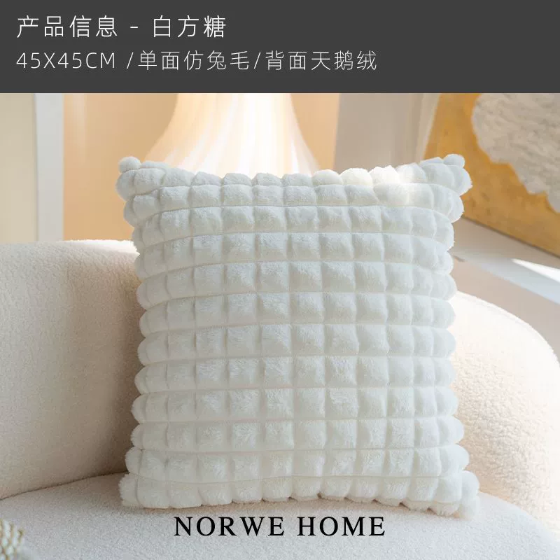 Sofa, back pillow, detachable pillowcase, french style