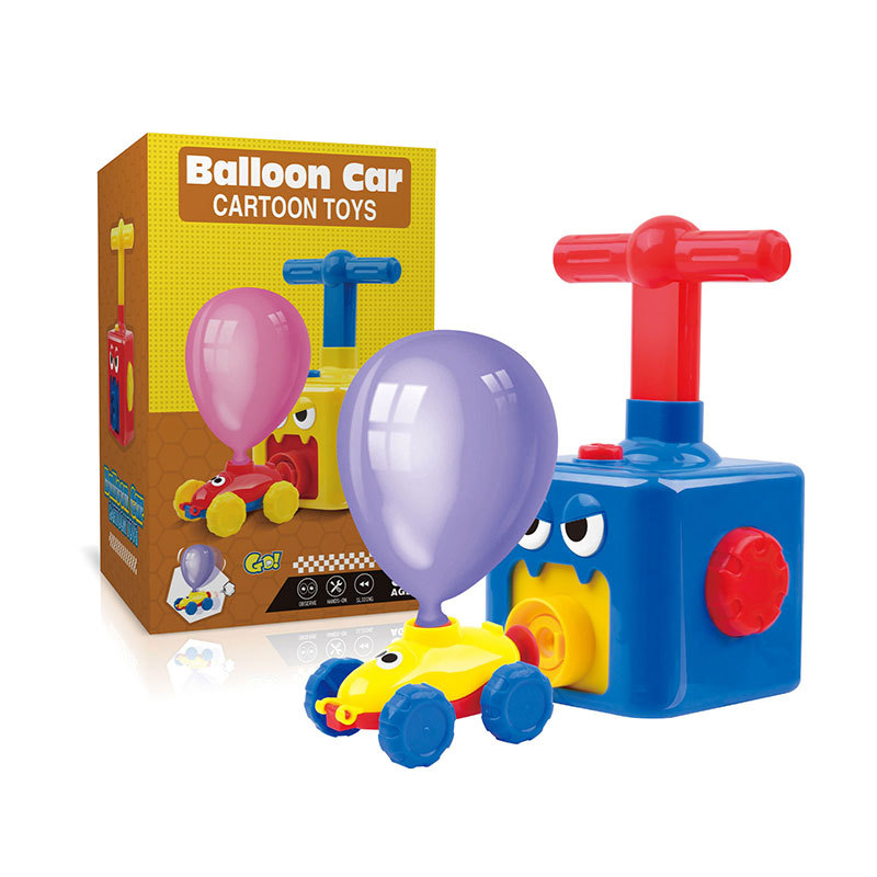귀여운 야수 풍선 자동차 [블루]
