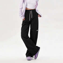 阔腿弯刀工装裤女2026新款夏季薄款裤子直筒宽松运动裤休闲裤长裤