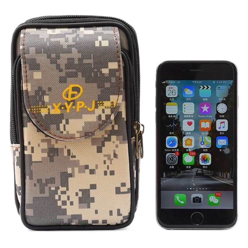 Factory direct men's mobile phone bag leisure belt waist bag mobile phone bag multi-functional horizontal and vertical waist bag supply wholesale